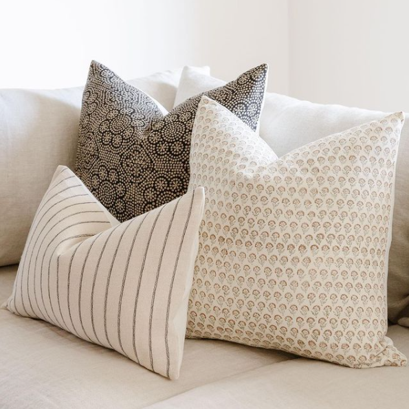 Charles Black Stripe Pillow Cover – Danielle Oakey Shop